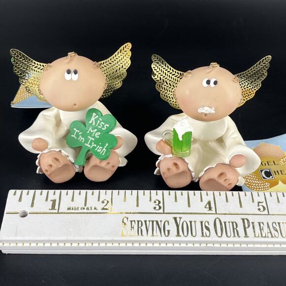 Lot 2 Kirk’s Angel Cheeks St. Patrick’s Leprechauns Green Beer & Kiss Me Irish - Picture 4 of 16
